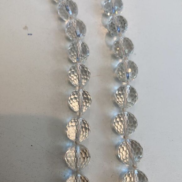 Vintage Ciner Crystal cut bead necklace with gold clasp - Picture 5 of 6